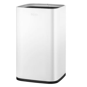 Large Capacity Trash Can Home Kitchen New Model No Cover Extra High Thick Stainless Steel Long Tub Shape Floor Cleaning Tool