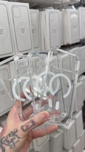 (ส่งเร็ว1-2วัน) เคสใส เคสแม่เหล็ก MAGSAFE เคสกันกระแทก iPhone 17 17air 17pro 17promax