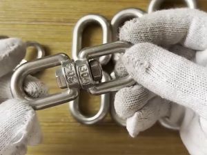 (1 แพ็คมี 2 ชิ้น)ห่วงคลาย ลูกหมุนสแตนเลส 304 ห่วงสองด้านหมุนได้ ลูกหมุน ข้อต่อโซ่ แบบ OO M4-M8