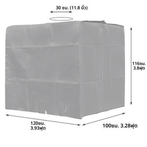 ผ้าคลุมถังน้ำน้ำ IBM 1000ลิตรเฟอร์นิเจอร์ในสวนกลางแจ้งกันน้ำกันฝุ่นกันฝนป้องกันหิมะ