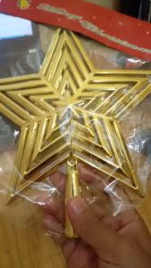 Top Bintang Pohon Natal Hiasan Dekorasi Pohon Natal Murah Merry Christmas