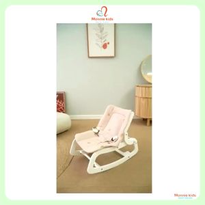 Đệm thay thế ghế rung bập bênh cho bé Mochee Rocking Chair chất liệu cao cấp - Monnie Kids