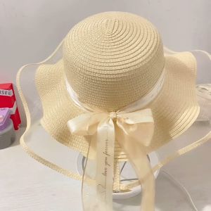 หมวกสาน Faros สำหรับผู้หญิง - หมวกบัคเก็ตกันแดด แฟชั่น 2 เครื่องของ Faros