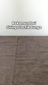 Piring Rotan Plastik Buah MOTIF BUNGA 21 cm - isi 12 pcs