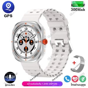 นาฬิกา 7 Ultra GPS Smartwatch 1.52 AMOLED BT โทรเลือดออกซิเจนการตรวจสอบกันน้ํากลางแจ้งนาฬิกาสมาร์ทสําหรับ Man สําหรับ Samsun