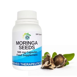 Moringa Malunggay Seeds Capsules Herbal Supplements All Natural Non GMO Pure Organic 100 Capsules