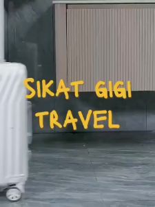 Sikat Gigi Travel Kit Tootbrush Ortodontic Behel Bahan Lembut Tempat Pasta Gigi 2 in 1 Portabel