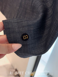 Rubbit Chic High Waist Casual Denim Color Young Looking A-Line Skirt Pants/Shorts for Commuting And Daily Wear