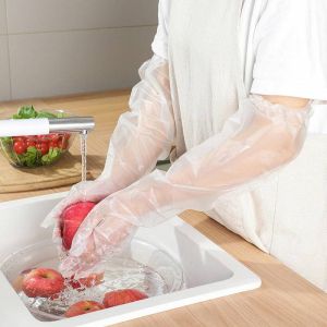 【On Sale】10Pcs Disposable Gloves Anti-slip Flexible Kitchen Dishwashing Hands Care Housework Cleaning