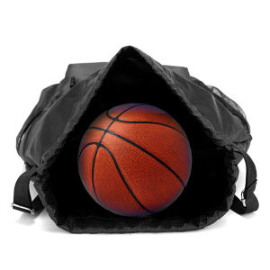 1PCS Waterproof Drawstring Backpack - Lightweight Gym Sack with Zip Pocket &Side Mesh PocketsSports Bag for Soccer(Men & Women)