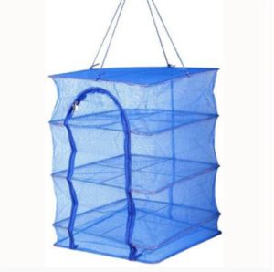 3Layer Foldable Drying Rack for Vegetable Fish Dishes Mesh Hanging Drying Net