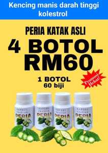 Ekstrak periakatak 4 Botol untuk DIABETES