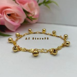 Gelang Tangan Dan Kaki Kroncong Lapis Mas