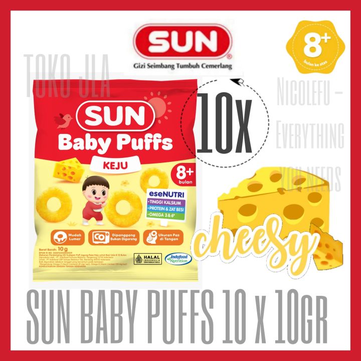 SUN Baby Puff Puffs Renceng 10x10gr