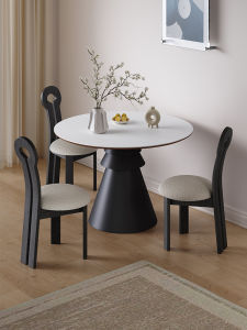 VANSO | Marble Extendable Round Table