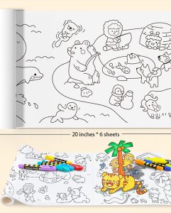 Jar Melo Sticky Coloring Poster: A Fun & Creative Drawing Board