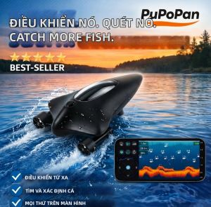 Máy Dò Cá Không Dây Với Điều Khiển Từ Xa Bằng Sonar Thuyền Câu Cá Điều Khiển Từ Xa Qua Ứng Dụng WiFi Thuyền Thông Minh Tầm Xa Phạm Vi Quét 0.6-36 Mét Phạm Vi Phát Hiện 0.6-36 Mét