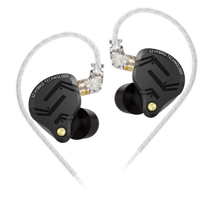 KZ ZS12 PRO X Metal Earphones 1DD+5BA Hybrid HIFI Bass In Ear