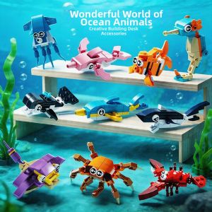KEWANG | Ocean Animals Shark Educational Building Blocks 3-6 Years