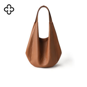 Genuine Suede Leather Shoulder Commuter Bag Large Capacity