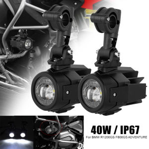 Fog Lights For BMW R1200GS F800GS F700GS F650 K1600 Motorcycle Accessories LED Auxiliary Fog Light Driving Lamp