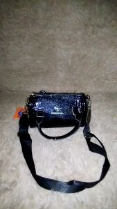 G52147 TAS PREMIUM WANITA TAS SELEMPANG WANITA TAS HANDBAG TOP HANDLE BAG MOTIF CROCO GLOSSY