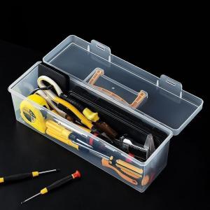 Hardware Tool Storage Box Multi-Compartment Transparent Tool Organizer Screw Accessory Sorting Box Household Screw Wrenc【SMQ】