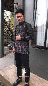 Kemeja batik  Pria Lengan Panjang motif Terbaru Premium