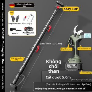 LONGKE | Cây Cắt Cành Sạc Điện Có Tầm Vươn Dài Công Suất Lớn Mở Rộng