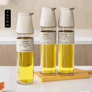 Bình đựng dầu ăn thông minh FEEKA nắp tự đóng mở chai đựng dầu ăn thủy tinh cao cấp sang trọng