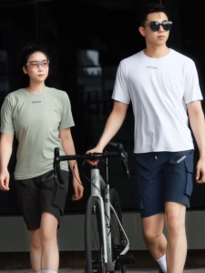 WOSAWE Nam phụ nữ đi xe đạp quần ngắn 4D đệm thoát thở lỏng loát thể thao ngoài trời núi xe đạp quần ngắn