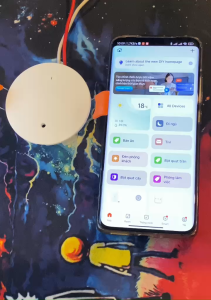 Cảm biến hiện diện cơ thể con người zigbee tuya âm trần 220V