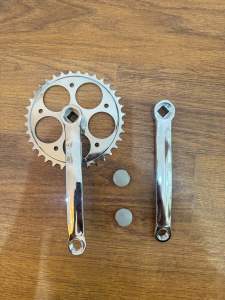 Crank Rotel Sepeda Single 36T Croom Trex MT Arm 170mm Gir Depan Crankset Sepeda Mtb Gunung Crank Fixie Mini Minion Federal