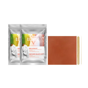 Eelhoe 3d งานแฮนด์เมดขนาดเล็กรอยเท้าผงรูปแบบของขวัญแม่พิมพ์ Diy มือเท้าชุดการหล่อผงโคลนเติบโตชุดการหล่อที่ระลึกสำหรับเด็กและผู้ใหญ่