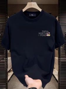Áo Thun Cotton Tay Ngắn Nam Dáng Rộng Cổ Tròn Thời Trang Mùa Hè Chất Lượng Cao Cấp Thương Hiệu Áo Thun Cotton Nguyên Chất