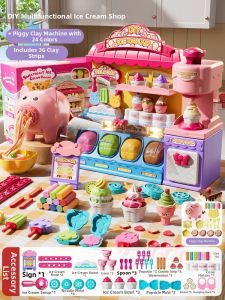 TEMiTANGMI | Girls Simulation Kitchen Playset Toy Ice Cream & Cake 3-6 Year Olds