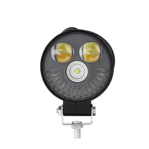 KEVANLY | 3 inch LED Round Work Light 2LENS Offroad Truck Tractor Boat SUV Motorcycle Driving Spotlight White Yellow Red Strobe Headlight