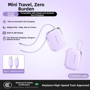 Ambrosi | New Standard Airplane-safe Compact Slim Fast Charging High-capacity Universal Mobile Power Bank