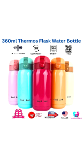 Elegant Insulated Thermal Flask Gift Set with Rose Gift Card Candle Hand Towel for Valentine Day Birthday Teacher Day Gift Box Set