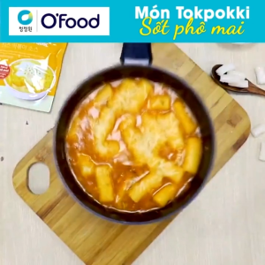 [THÙNG 24 GÓI] - O’FOOD - Rapokki Hàn Quốc O’food 2 vị: Truyền thống Phô mai Tokbokki OFood Bánh gạo OFood (146g/gói)