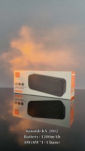 KISONLI Speaker Bluetooth KS-2002 Mini Ergonomic Potable Super Bass 1200mAh