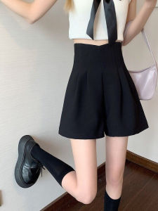 Quần Short Vest Cạp Cao Cho Nữ Quần Short Thể Thao Thường Ngày Phong Cách Đường Phố Quần Short Cạp Cao Quần Short Vải Tổng Hợp Mùa Hè