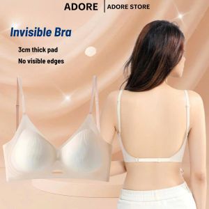 Adore Ice Silk Wireless Foundation Bra Thin Seamless Cooling Lightweight Breathable Invisible Support