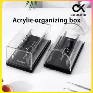 High Quality Dental Orthodontic Round Archwire Box Acrylic Dispenser Placing Box Arch Wires Holder Dentistry Instrument