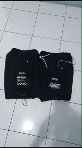 Celana Cargo Pendek Keren & Shorts Pria Katun Fleece
