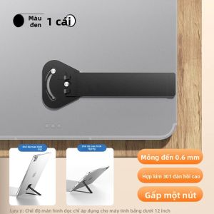 YZ | Giá Đỡ Máy Tính Bảng Gập Được Dán Chắc Chắn Mỏng Tiện Lợi Kim Loại Có Thể Xoay Stable