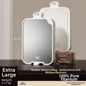 Titanium Anti-bacterial Double-sided Cutting Board