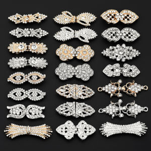 กระดุมแม่ลูกโลหะกระดุมจีนกระดุมกี่เพ้ากระดุมจีนกระดุมประดับพลอยเทียมระดับไฮเอนด์กระดุมประดับขนสัตว์สำหรับเสื้อผ้า