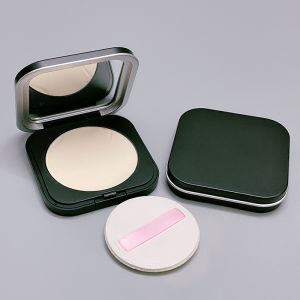 กล่องผงกล้วยแม่เหล็กแบบพกพาที่ว่างเปล่า เปลือกหอย Ct เปลี่ยน Kvd คอนเทนเนอร์แป้งขนาดกะทัดรัดทุกสภาพผิวเครื่องมือความงาม