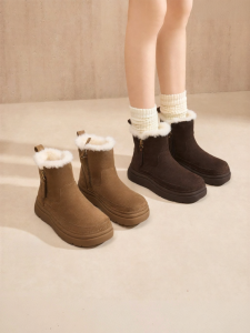 Josiny | Thickened Fleece Warm Elevating Snow Boots